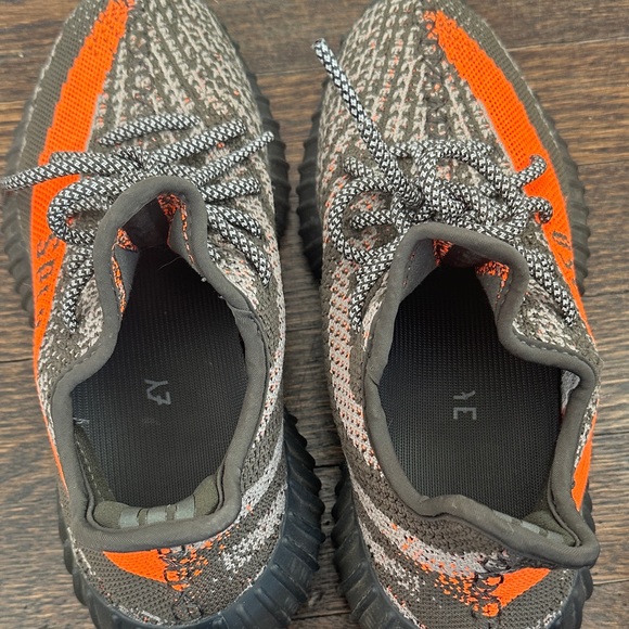 Yeezy Athletic Shoes - Black and Orange - Picture 4 of 4